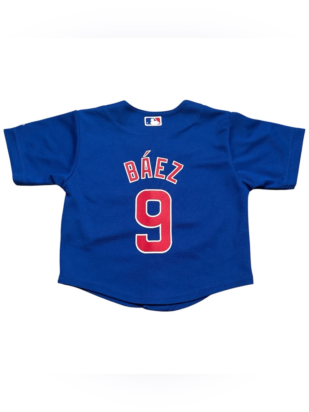 Chicago Cubs Javier Baez #9 Baby Jersey 12M Majestic Cool Base MLB